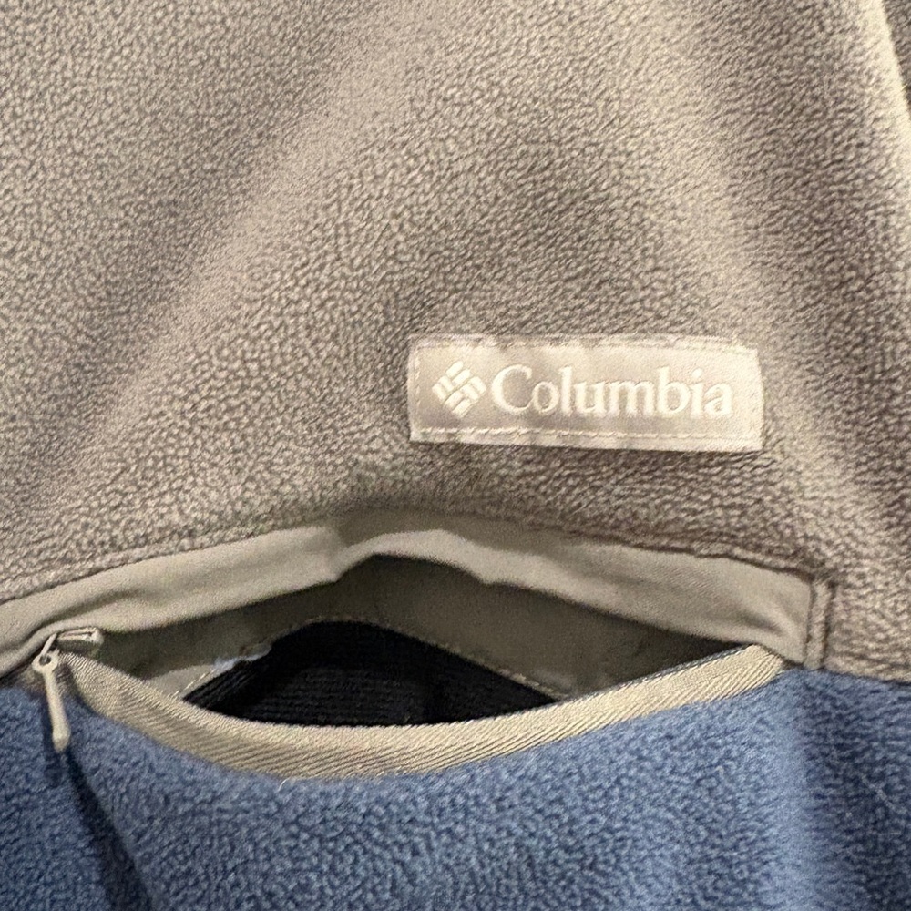 🧥 Columbia Men's Color-Block Half Snap Fleece Pullover - Size 3XT 🧊 - Picture 7 of 14
